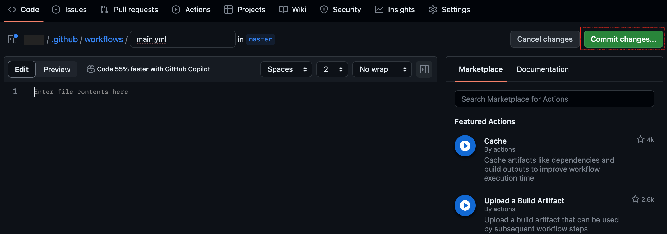 create workflow