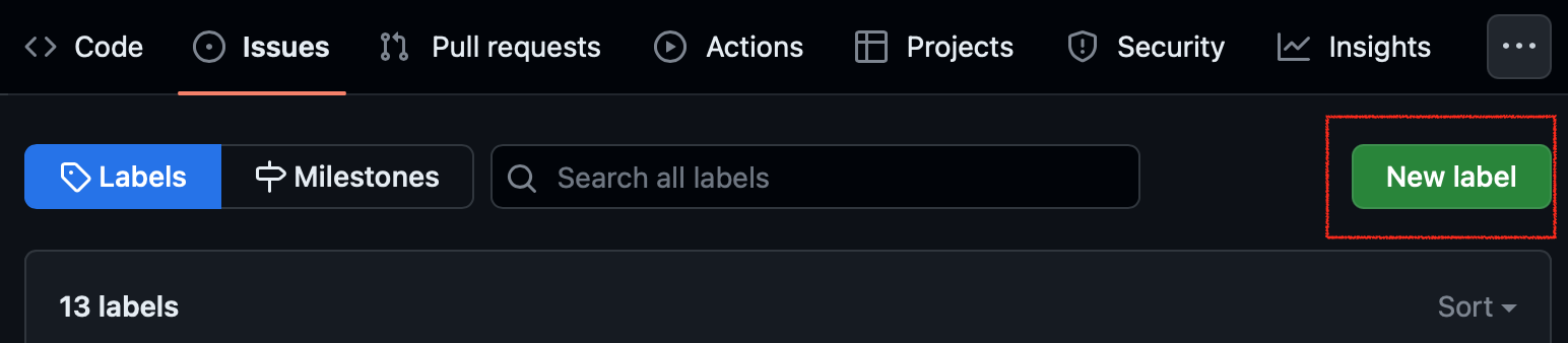 create label